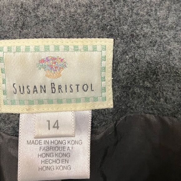 SUSAN BRISTOL 14 Wool Cashmere Blend Blazer - Picture 3 of 13